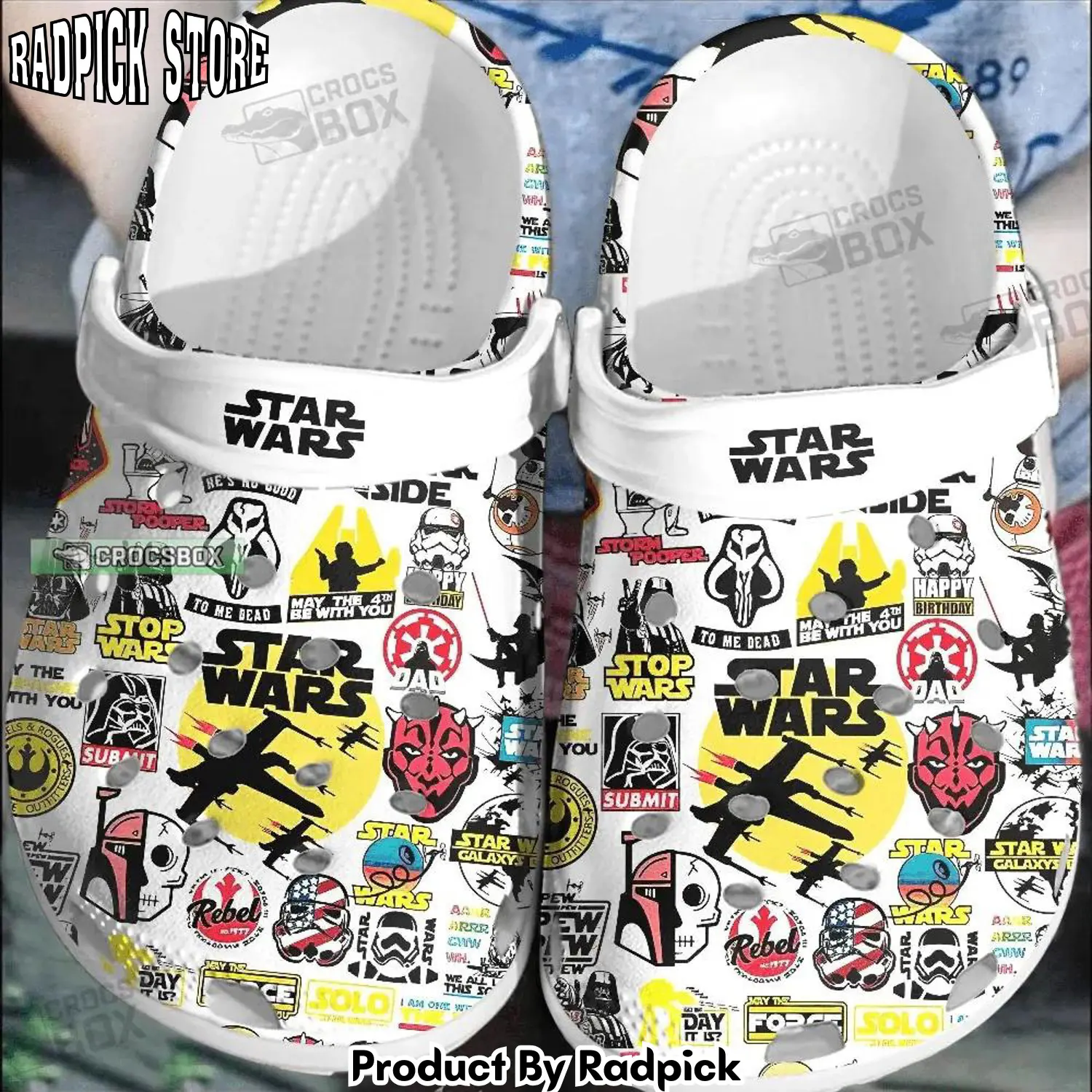 Radpick star wars pattern crocss shoes rp6521197